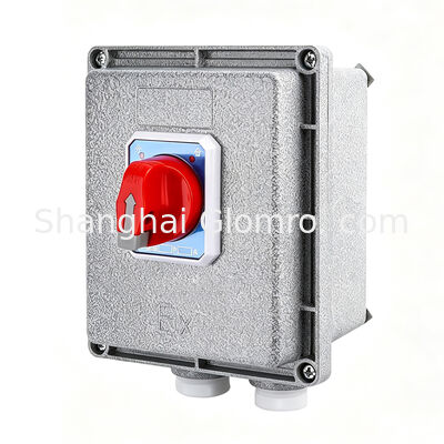 Flameproof Enclosure Die Cast Aluminum IP65 Ex Db Eb Iib T6 GB MCB Cabinet Chint 2p/3p/4p Mini Circuit Breaker G3/4 G1 Cable