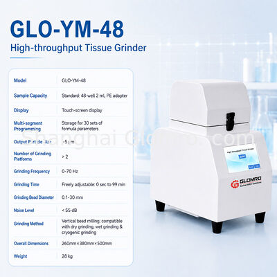 Laboratory High Throughput Tissue Grinder Homogenizer for Bone Hair Herb Soil Sample Crushing Homogenizing Processing