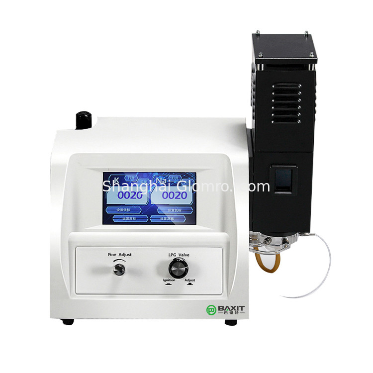 FP640 Laboratory Touch Screen Flame Photometer Metal Analyzer Na K Flame Photometer Spectrophotometer
