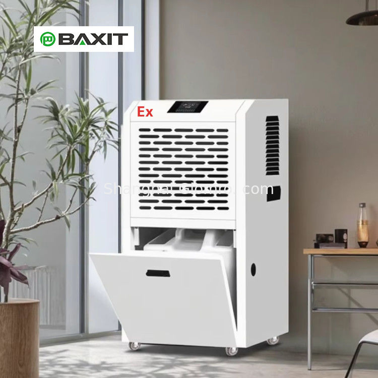 BAXIT Portable Explosion-proof Commercial Dehumidifier Industrial Moisture Absorber for Household Basement Living Room House