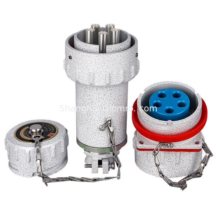 ATEX YT/YZ/GZ 3 Pin Industrial Explosion Proof Plug And Outlet Non-Sparking Explosion Proof Connector 3 Pin 4 Pin 5 Pin Fixed Type