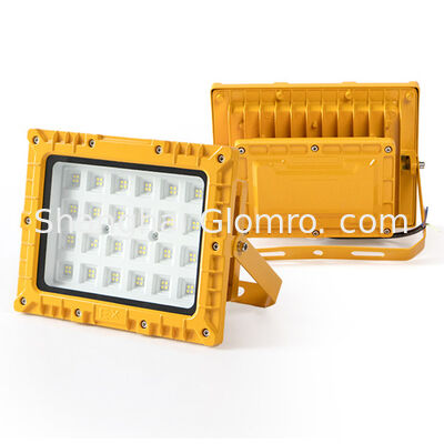 Αντιεκρηκτικό φως LED IP66 50W 100W 150W 200W με παροχή ρεύματος έκτακτης ανάγκης 90 λεπτών
