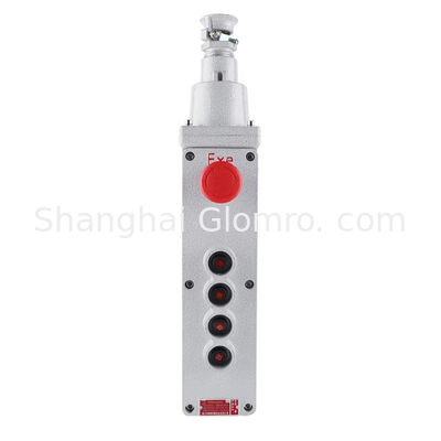 Ανθεκτικό στην έκρηξη κουμπί GLO-LA5817 Χειρολαβή ελέγχου 4K/6K Γερανού ταξιδιού Ανύψωση Μονοταχύτητας Ανθεκτικός στην έκρηξη Ηλεκτρικός διακόπτης ανύψωσης