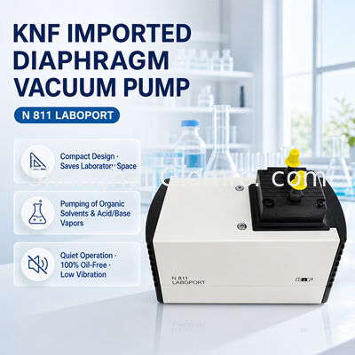KNF N811KT.18 Χημικά ανθεκτική διάφραγματική αντλία κενού διάφραγμα με επίστρωση PTFE για φίλτρο κενού